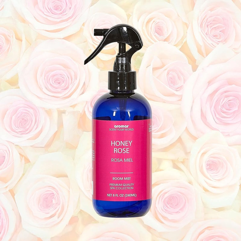 aromar Essential Room Mist and Fabric Spray with Natural Freshener Aromatherapy for a Fresh and Rejuvenated Home 8 oz Honey Rose - Image 5